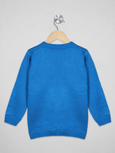 Load image into Gallery viewer, Boys winter woolen full sleeves round neck sweater in mustard
