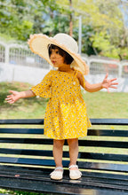 Load image into Gallery viewer, Girl yellow dress - The Sandbox Clothing Co

