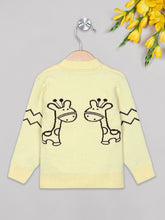Load image into Gallery viewer, Unisex winter woolen full sleeves  sweater in yellow
