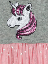 Load image into Gallery viewer, White and pink unicorn emboridery
